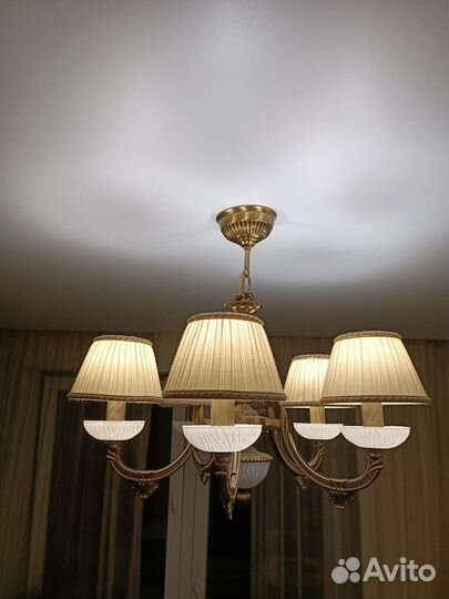 Люстра потолочная италия бу