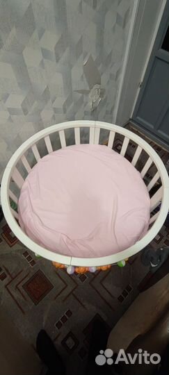 Детская кроватка круглая