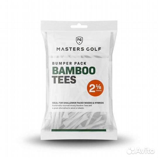 Тишки для гольфа Master Bamboo, 130 шт / 54 мм