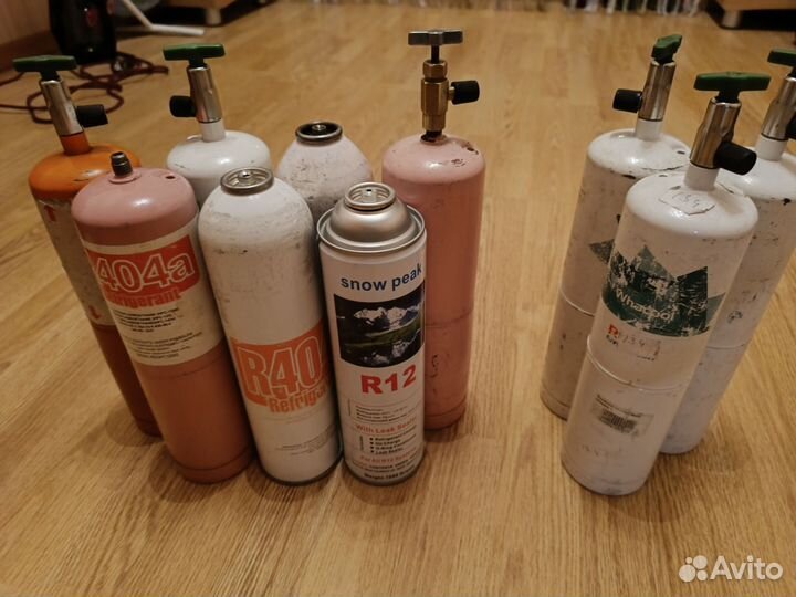 Баллоны б/у из под фреона