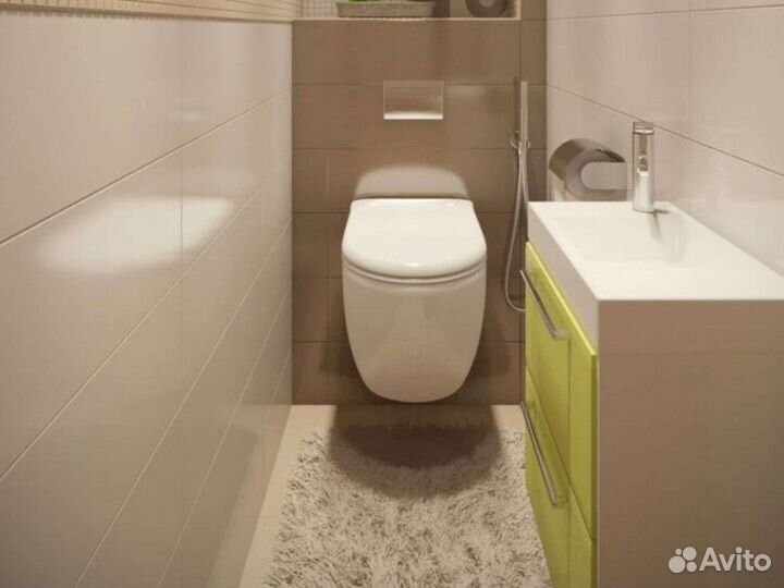 Ванная и туалет под ключ с гарантией