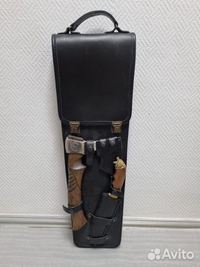 Подарочный набор для мужчин в кожаном колчане