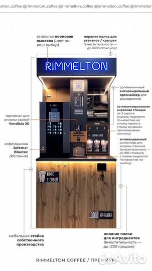 Кофейня стойка. Готовый бизнес