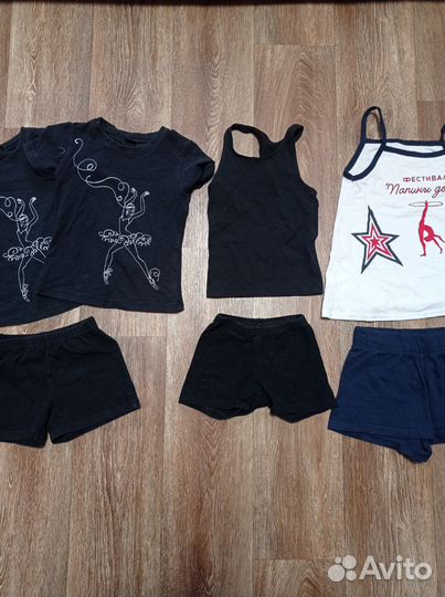 Футболка шорты гимнатика 104 110