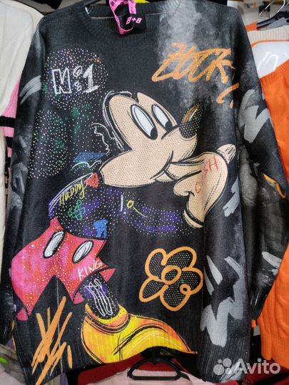 Джемпер Корея со стразами 52-56