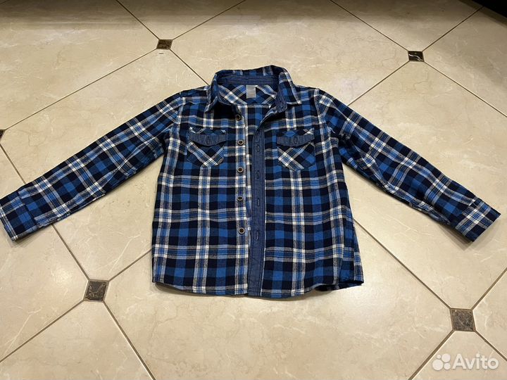 Фланелевая рубашка для мальчика