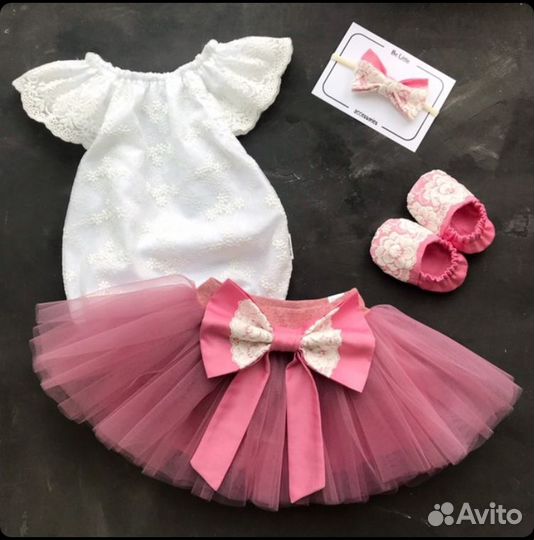 Комплект (боди+юбка) для праздника