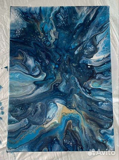 Картины флюид арт