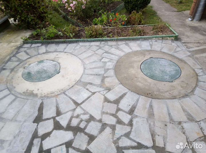 Установка септиков из бетонных колец