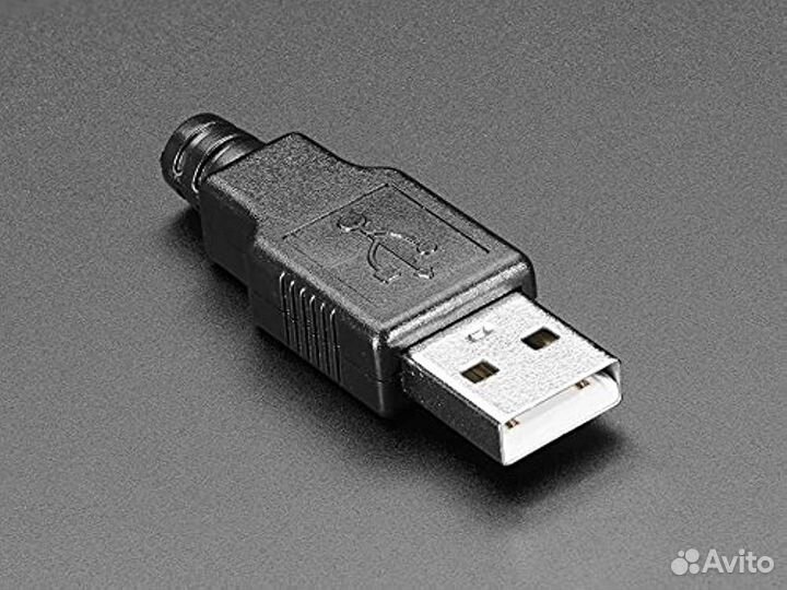 Штекер USB 2.0 type A вилка DIY разъём для пайки