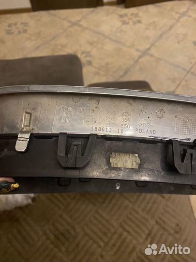 Решетка радиатора bmw f10 хром