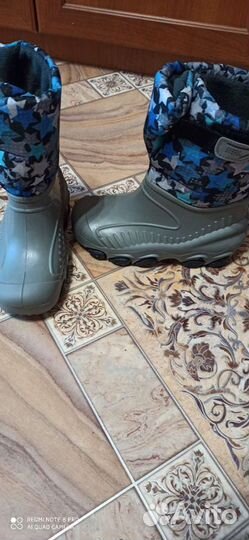 Сапоги эва детские