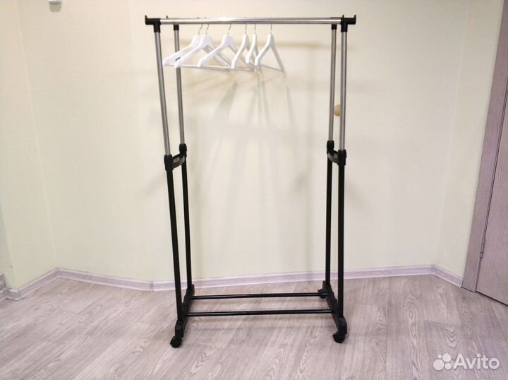Напольная вешалка для одежды 80*42*(80-160) см