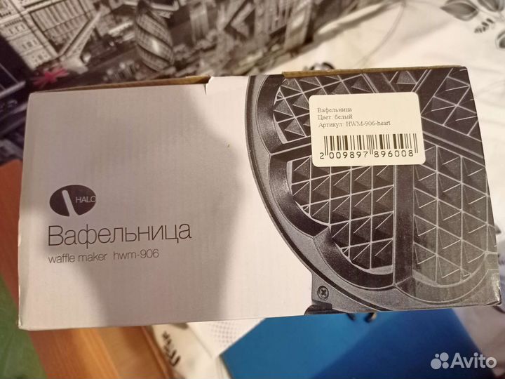 Электрическая вафельница новая