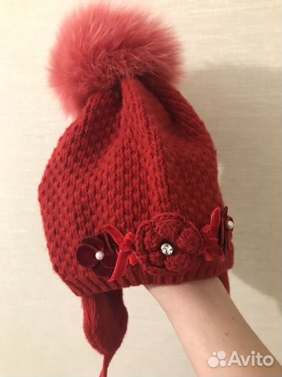 Шапка на девочку Pinetti Il trenino Joli bebe