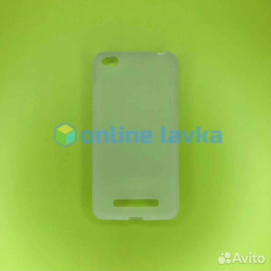 Чехол силикон для Xiaomi Redmi 4a матовый белый