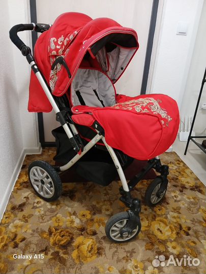 Коляска, конверт, переноска с разными вещами