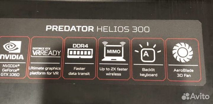 Acer Predator helios 300 1060