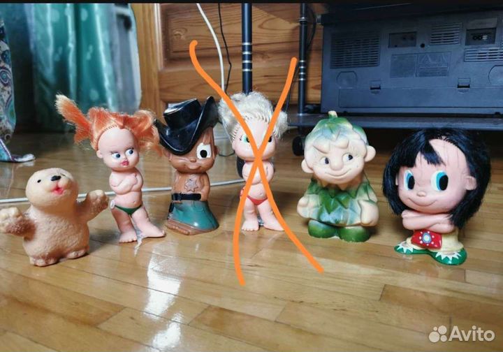 Резиновые куклы-игрушки. Югославия