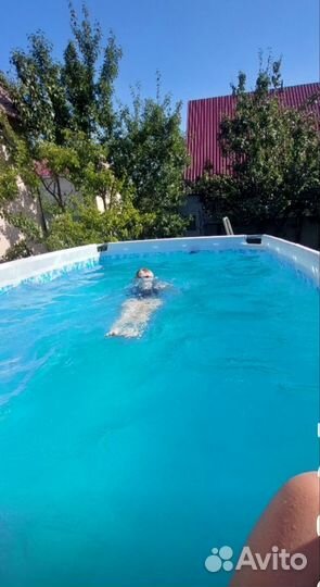 Бассейн 412х201х122см Цвет Ротанг Bestway 56722