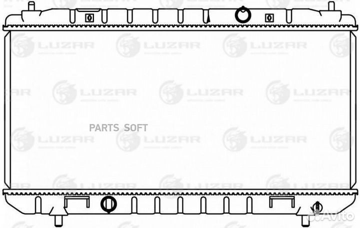 Радиатор охлаждения двигателя lifan X50 15- 1.5I M