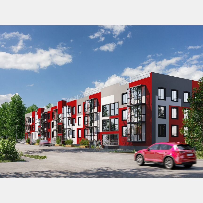 2-к. квартира, 56,9 м², 1/3 эт.
