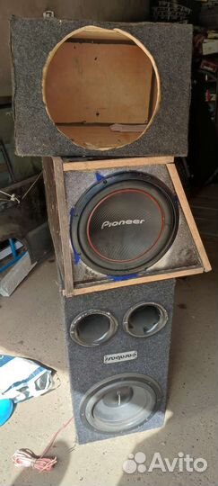 Сабвуфер и усилитель бу