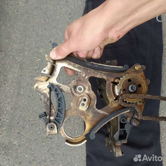 Bmw e60 n53b30a масляный насос