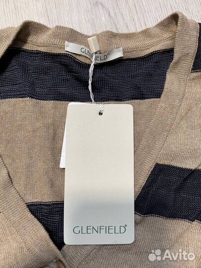 Кардиган новый 42 44 Glenfield в полоску Италия