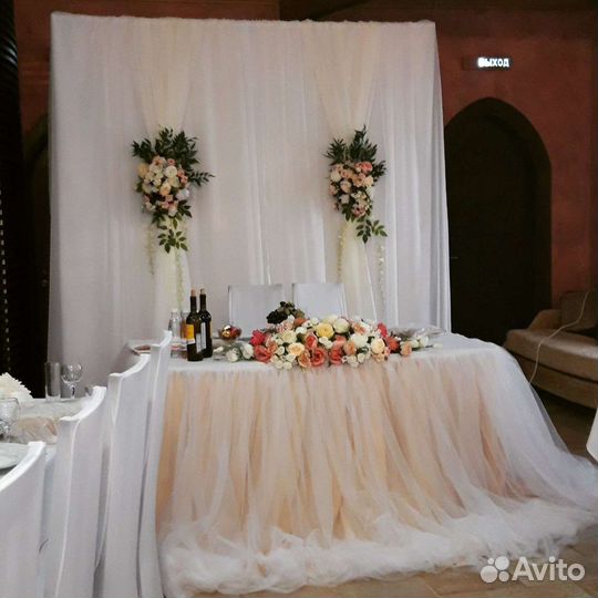 Свадебный декор /Оформление зала /Фотозона