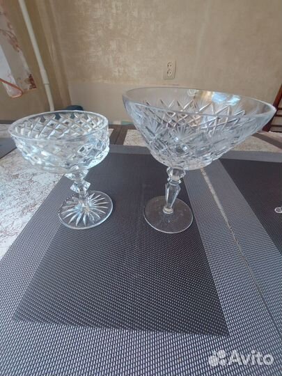 Хрустальные вазочки под варенье