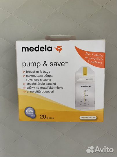Пакеты для сбора и хранения грудного молока Medela