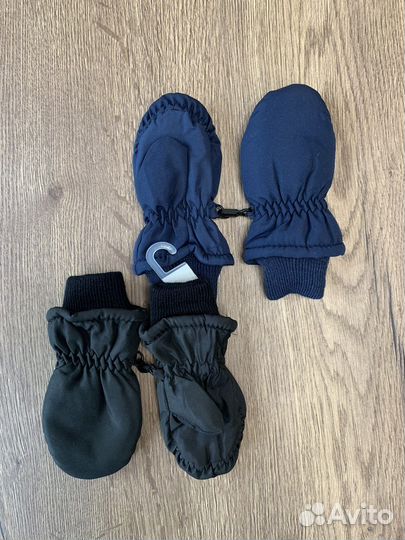 Варежки зимние детские 6-12 мес