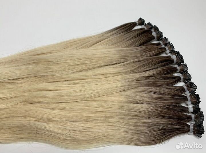 Волосы для наращивания, блонд, оплата Долями