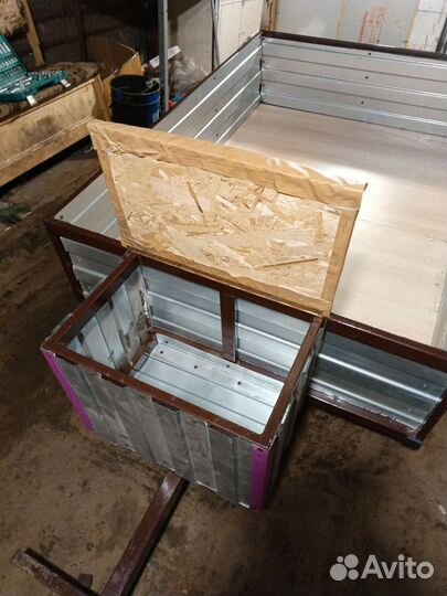 Прицеп для мотоблока самосвал