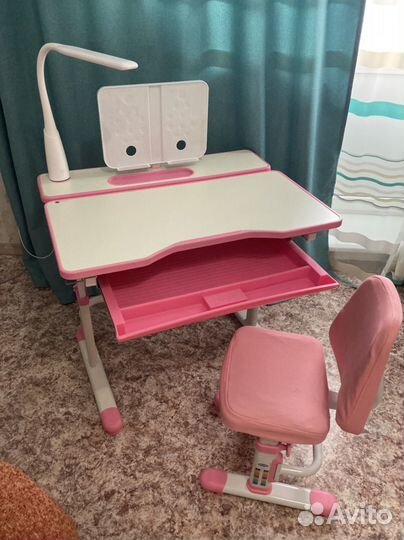 Растущая парта и стул rifforma