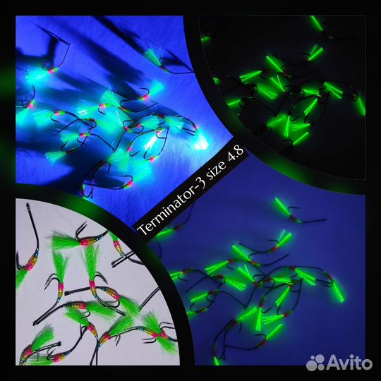 Крючки на корюшку и зубаря