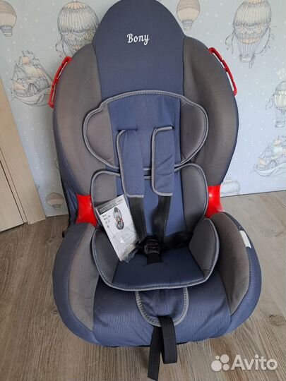 Автокресло Babyton Bony I/II Blue Grey