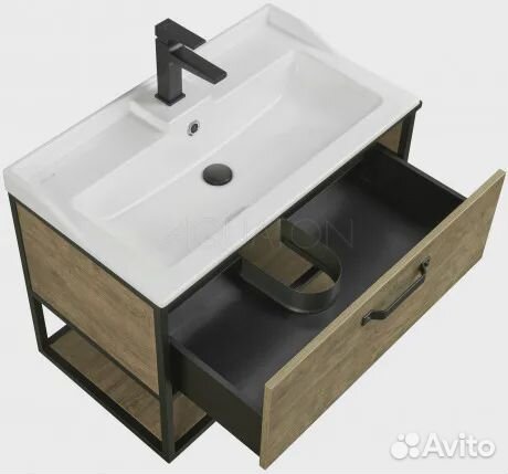 Тумба с раковиной aquaton (Акватон) 1a2424k0ltdy0