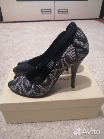Туфли женские 36-37 размер натур. кожа рептилия