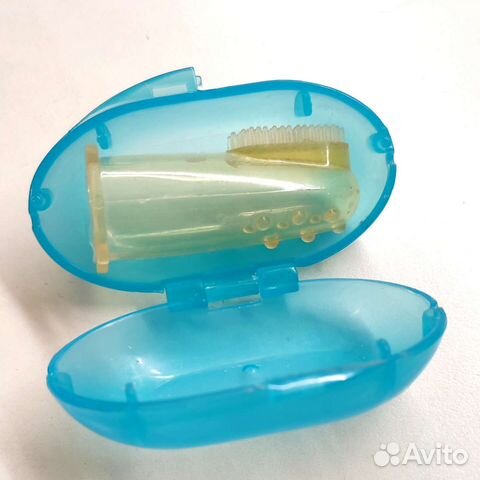 Силиконовая зубная щётка на палец