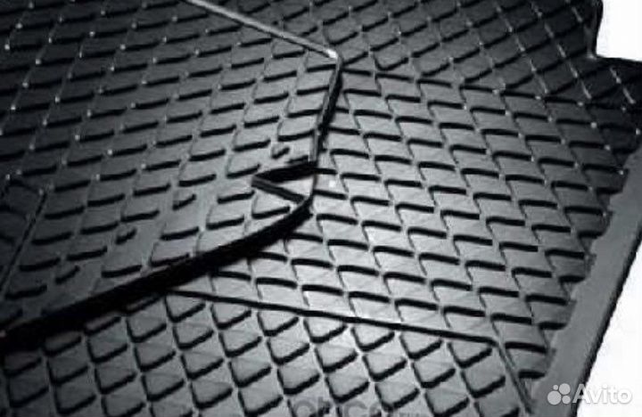 Резиновые коврики для салона фольксваген тигуан