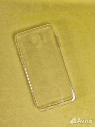 Чехол силиконовый-прозрачный (Samsung J4 2018)