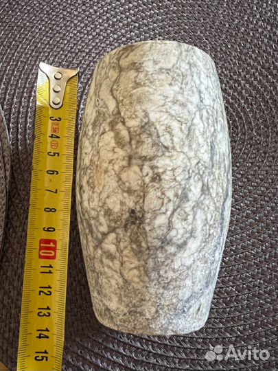 Ваза мрамор СССР для интерьера и декора