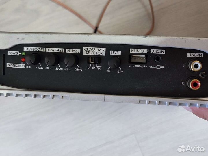 Усилитель blaupunkt gta-275 и сабвуфер Alpine 1244