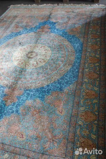 Новый шелковый персидский ковер авторский 2 на 3