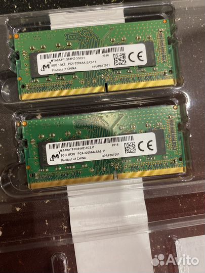 Оперативная память для ноутбука ddr4 2x8gb 3200