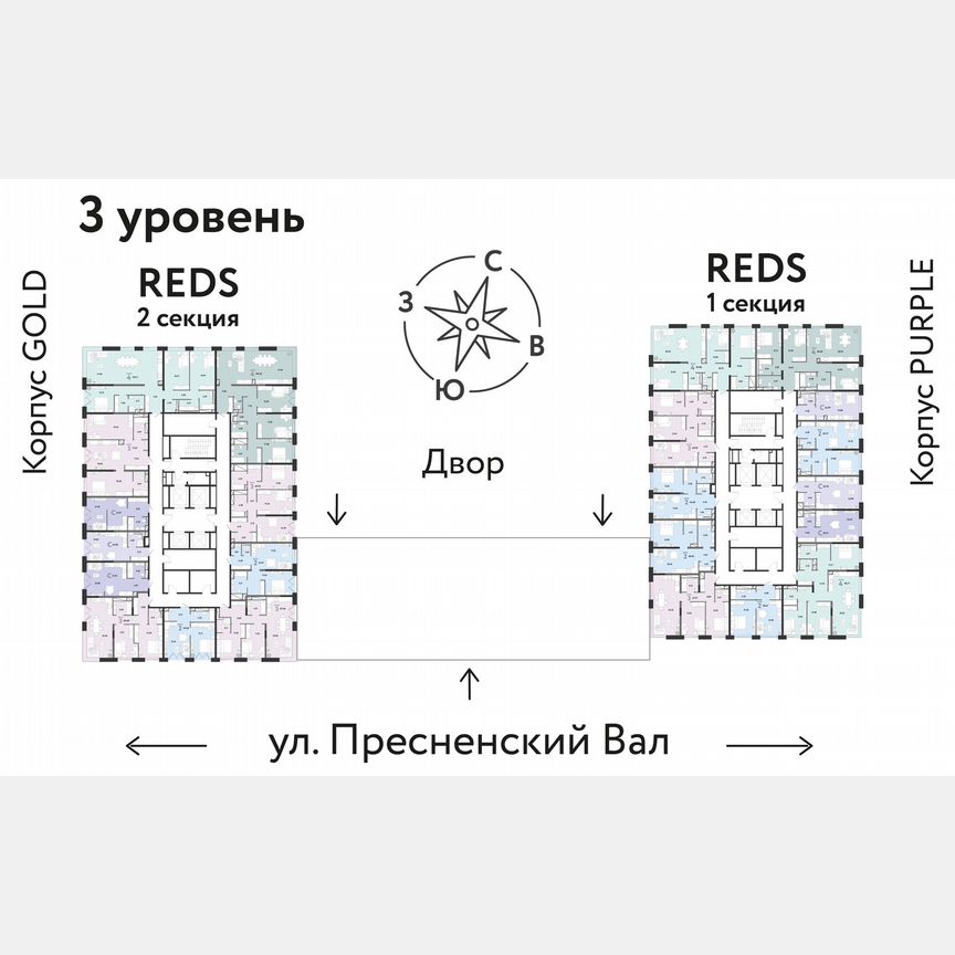3-к. квартира, 67,5 м², 3/26 эт.