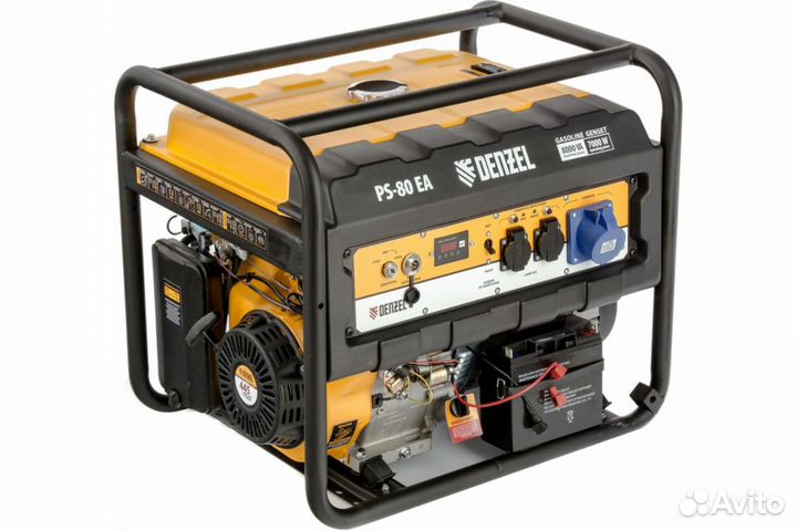 Бензиновый генератор denzel PS 80 EA, 8,0 кВт