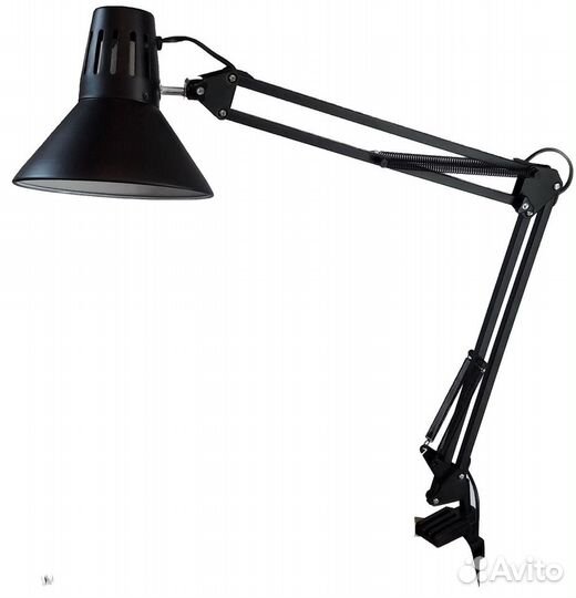 Настольная лампа на струбцине